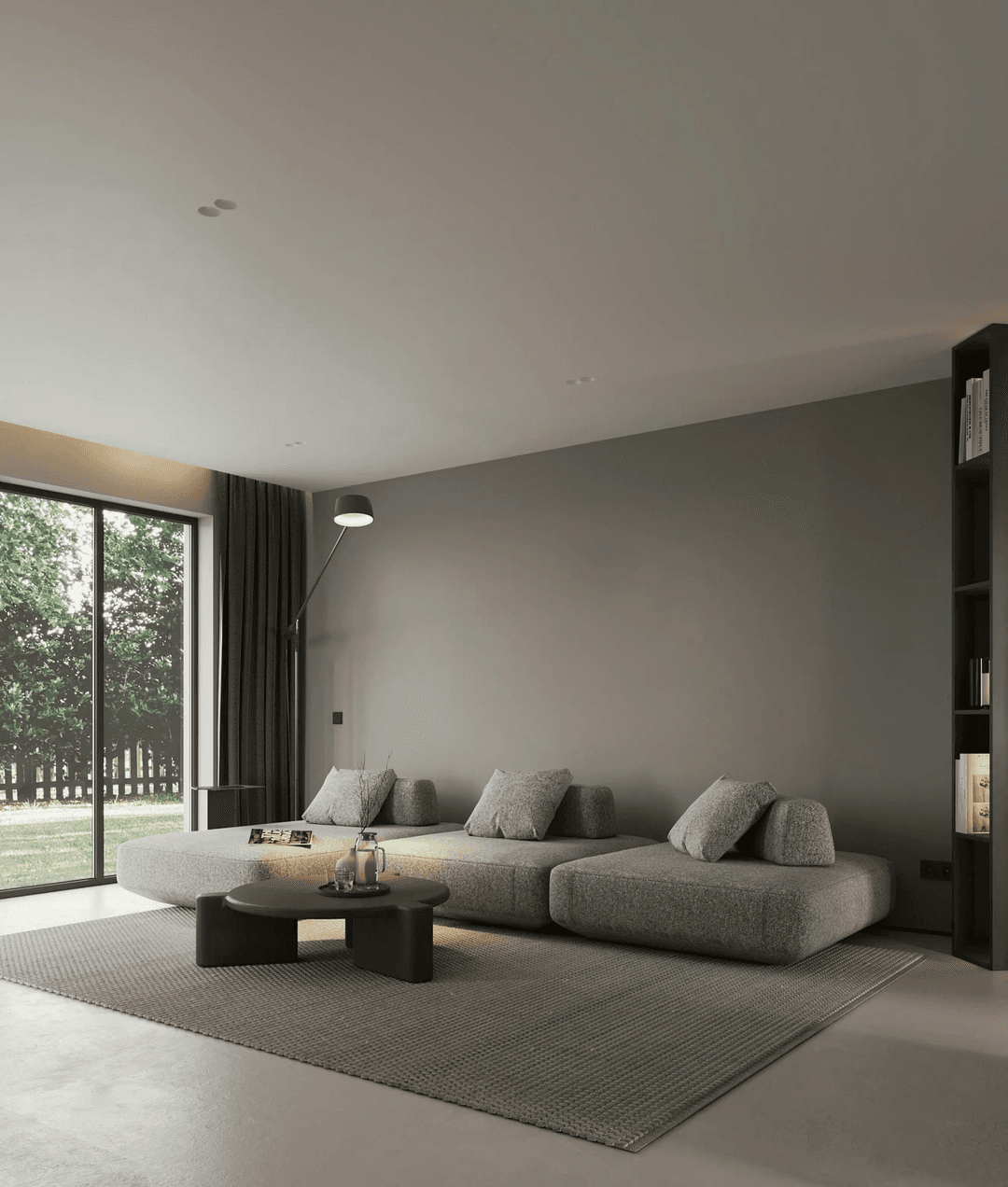 Modern interior living space